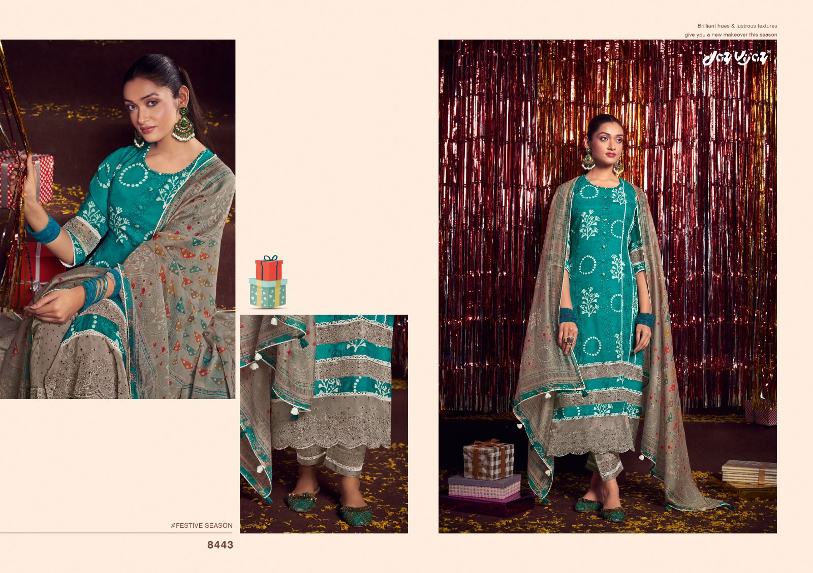 New And Now vol 12 Jay Vijay Silk Designer Salwar Suits Catalog